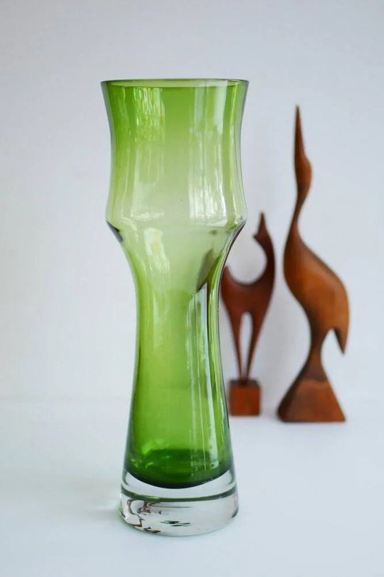 Image 1 of Mid-century modern glass vase by Bo Borgström for Åseda
