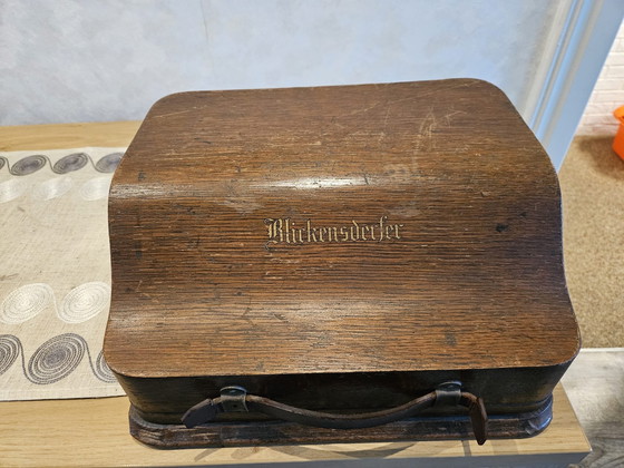 Image 1 of Antike Blickensderfer Schreibmaschine Nr. 7 avec Koffer