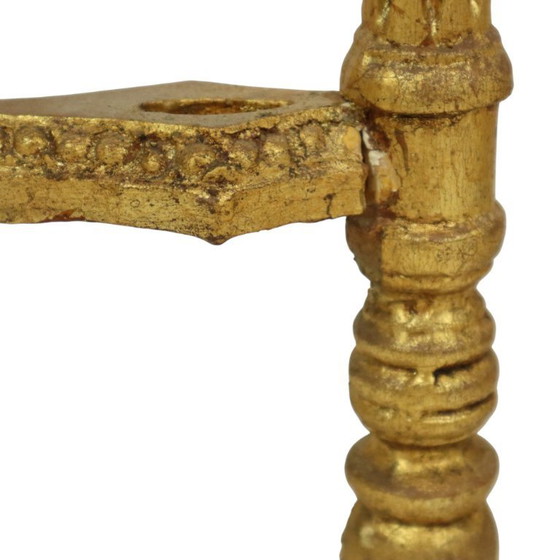 Image 1 of Französische antike Beistelltische Marmor Empire Stil