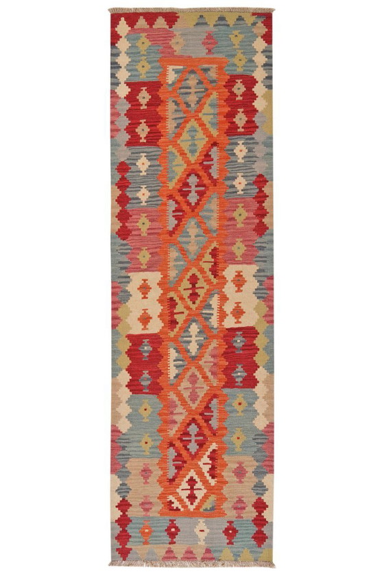 Image 1 of Kilim Gashgai tissé à la main 287 x 86 cm