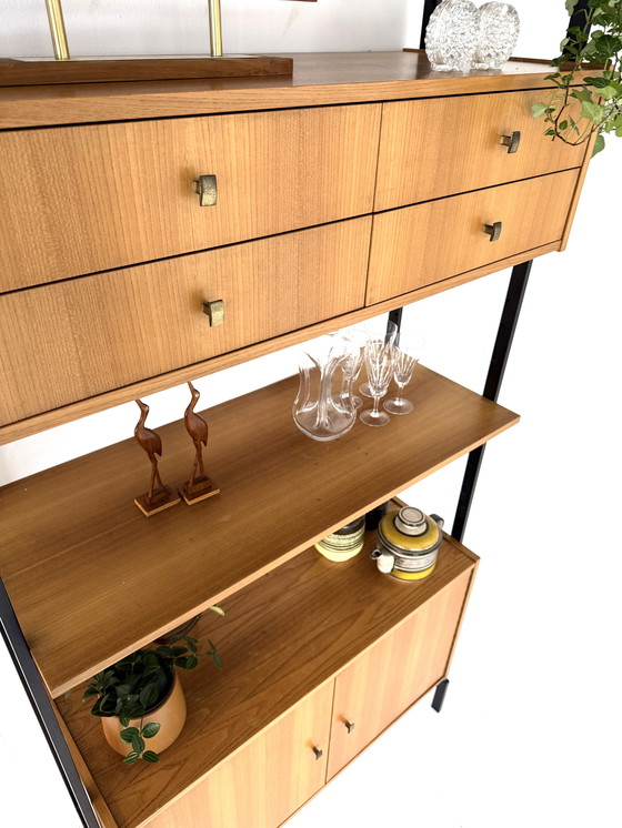 Image 1 of Parete attrezzata modulare autoportante vintage anni '60