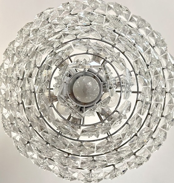 Vintage Grote Kinkeldey Kroonluchter – Crystal, Glass (photo 5 of 11)
