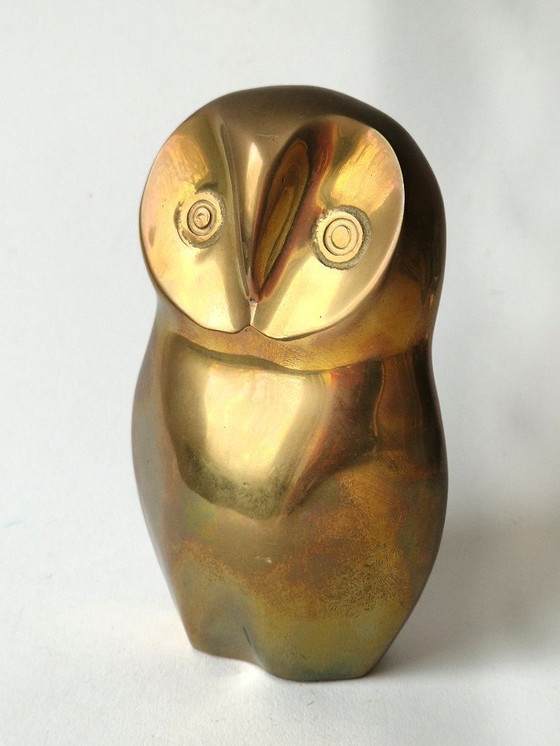 Image 1 of Caravell Design - La plus grande chouette en cuivre