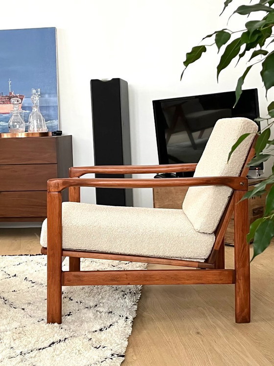 Image 1 of BZ fauteuils in lichtbeige bouclé