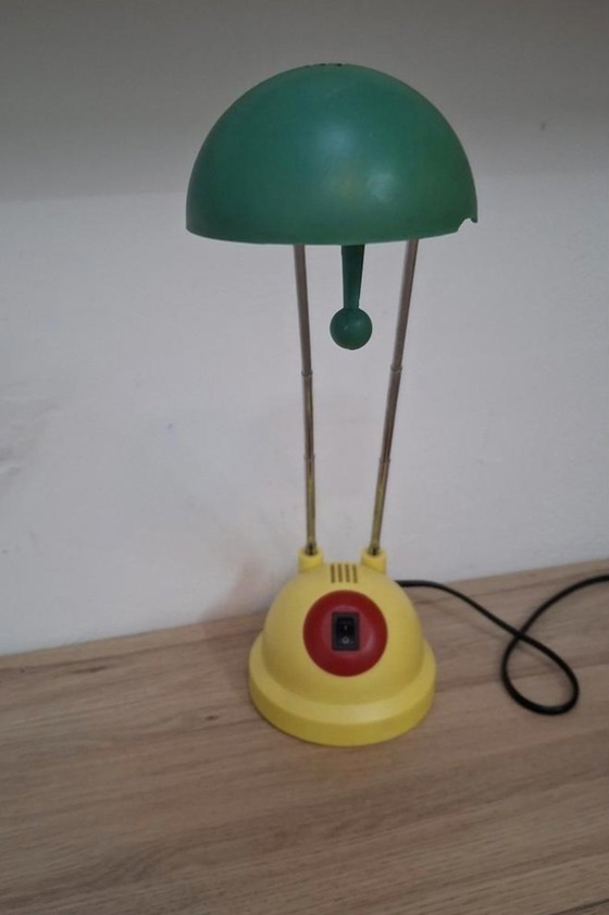 Image 1 of Memphis style telescopic desk lamp.