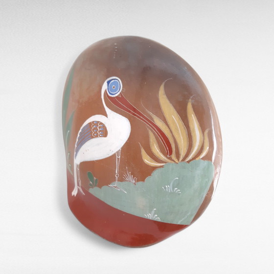 Image 1 of Gufo in ceramica vintage, Tonalá Messico, anni '70, H37cm