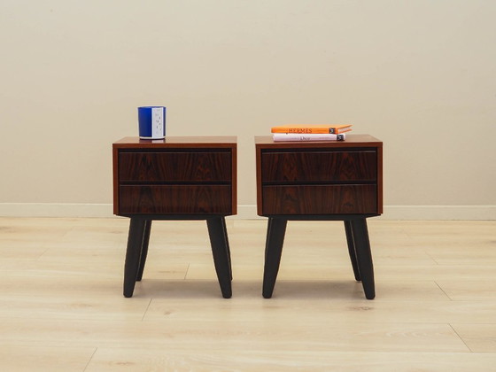 Image 1 of Set di comodini in palissandro, design danese, anni '70, produzione: Danimarca