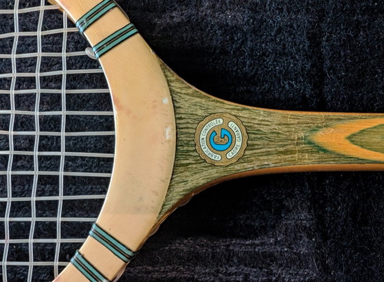 Racchetta vintage J. Gauthier Fils & Cie – Eagle – per competizioni - 1960 – Oggetti decorativi, Leather, Wood (photo 6 of 9)