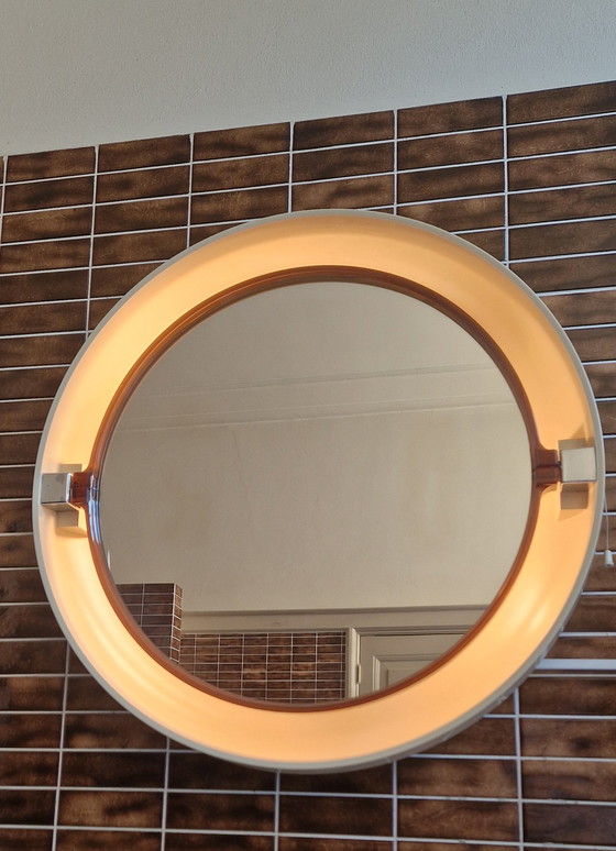 Image 1 of Vintage Cradle Mirror Set With Lights