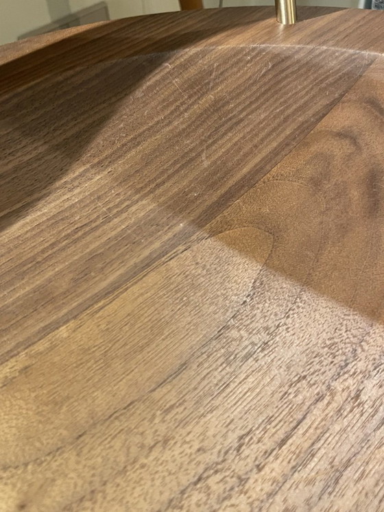1 x BASSAM FELLOWS - SPINDLE CHAIR, BassamFellows, Sedie girevoli, Legno, Ottone, Marrone (foto 7 di 8)