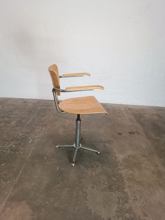 Vintage industrial chair – Office chairs, Metal, Wood (photo 3 of 15)