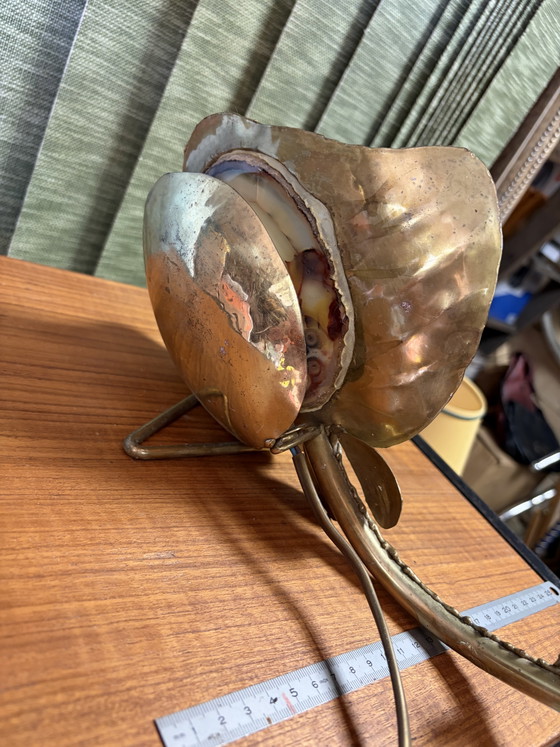 Image 1 of Lampe applique La Raie laiton design Dlg Isabelle Faure - Duval brasseur