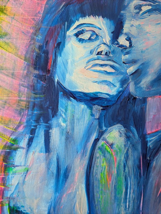 Man and Woman – Paintings & Drawings, Canvas (photo 4 of 5)