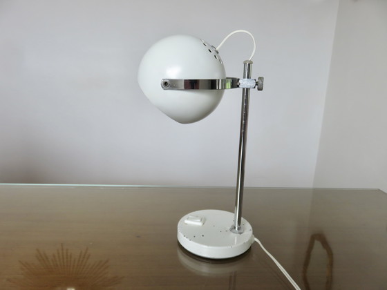 Image 1 of Weiße Eyeball-Lampe, 1970