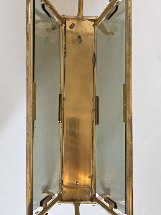 Porte-revues vintage en laiton et verre fumé, style milieu du siècle – Brass, Glass (photo 7 of 15)