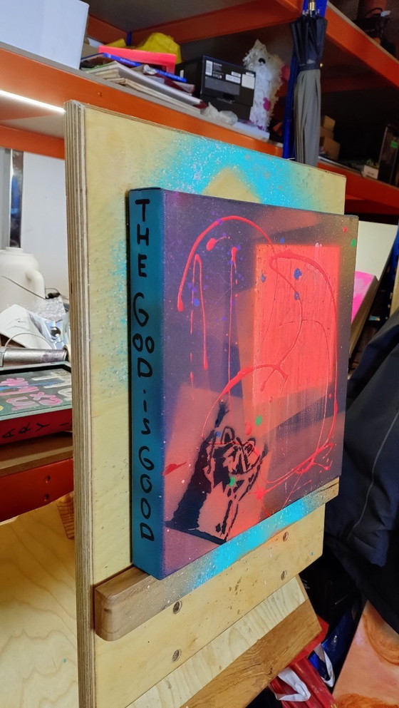 Image 1 of Lo bueno es bueno: filosofía visual con grafitis acrílicos y plantillas