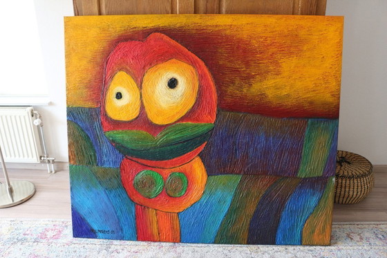 Image 1 of Large structural painting 'Girl in the Grass'