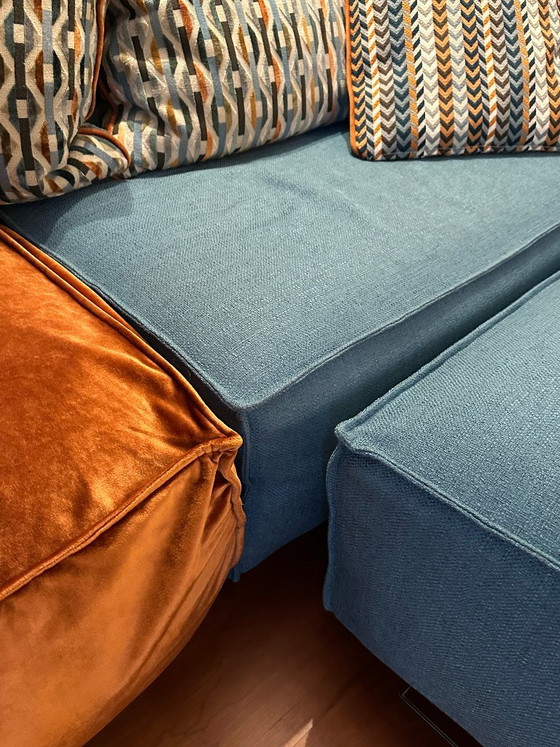 Modulaire bank Living Divani Extrasoft – 14 modules – Modulaire banken, Textiel (photo 7 of 14)
