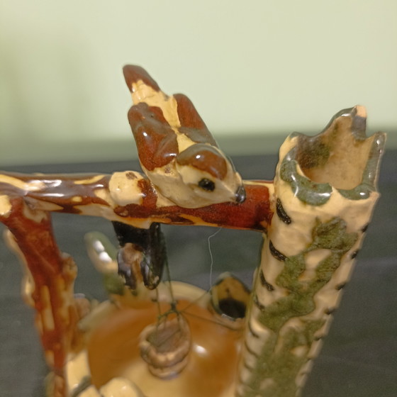 Aegitna Vallauris Ceramic Birdhouse – Jérôme Massier Style – 1950s/60s – Decorative Objects (photo 6 of 7)