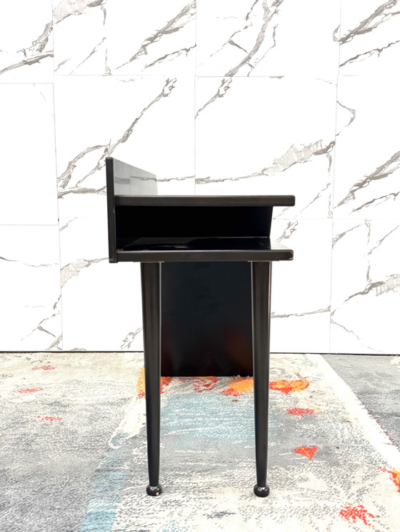 Image 1 of Paolo Pallucco Attr. Panchetta Con Tavolino E Portariviste Postmoderno Anni 80 