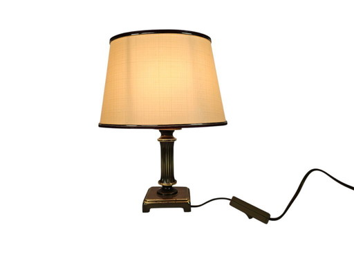 Herda - column - pillar - table lamp - brass - 3rd quarter 20th century