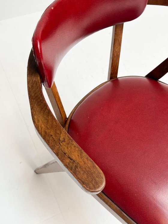 Image 1 of Raro conjunto de sillas modelo 209 (2) de Ligna Thonet, década de 1940