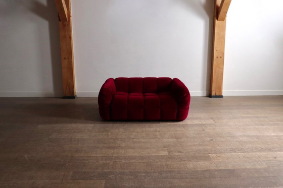 Image 1 of Cini Boeri for Arflex Strips Sofa in velvet, Italy 1968