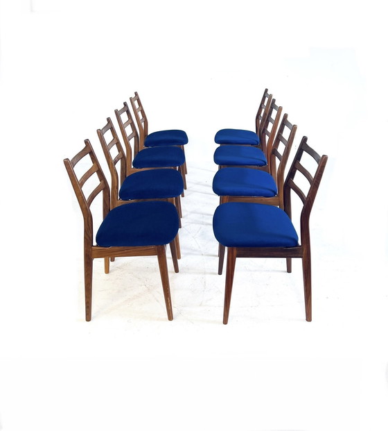 Image 1 of 8x chaise de salle à manger restaurée, Casala '60s
