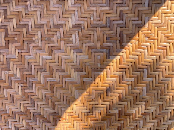 Image 1 of teakhouten stoel