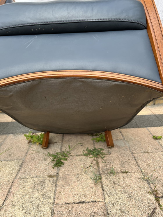 Image 1 of Kersenhout jugendstil fauteuil