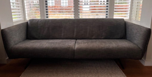 Sofá de 3 plazas Leolux Flint en perfecto estado Sonora 7869 gris cálido/antracita