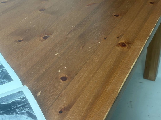 IKEA FORSBY dining table made of solid pine, Finland 199 – Wood (photo 8 of 15)