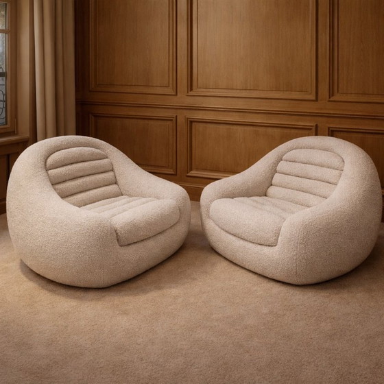 Image 1 of Zwei italienische Sessel – 1970er Jahre