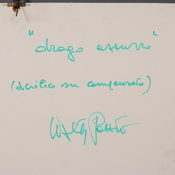 Image 1 of Painting "Blue Dragon" by Walter Pozzato