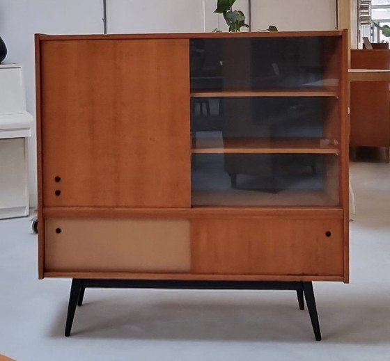 Image 1 of Mid-century display cabinet