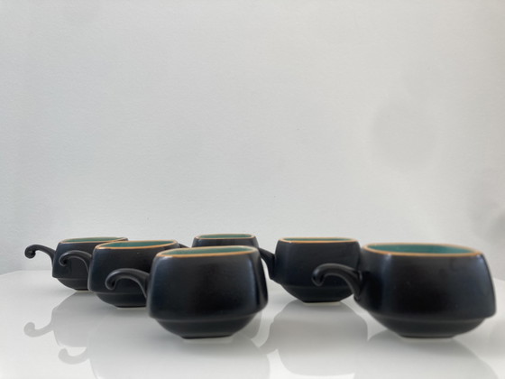 Image 1 of Ensemble de six tasses à thé japonaises modernes
