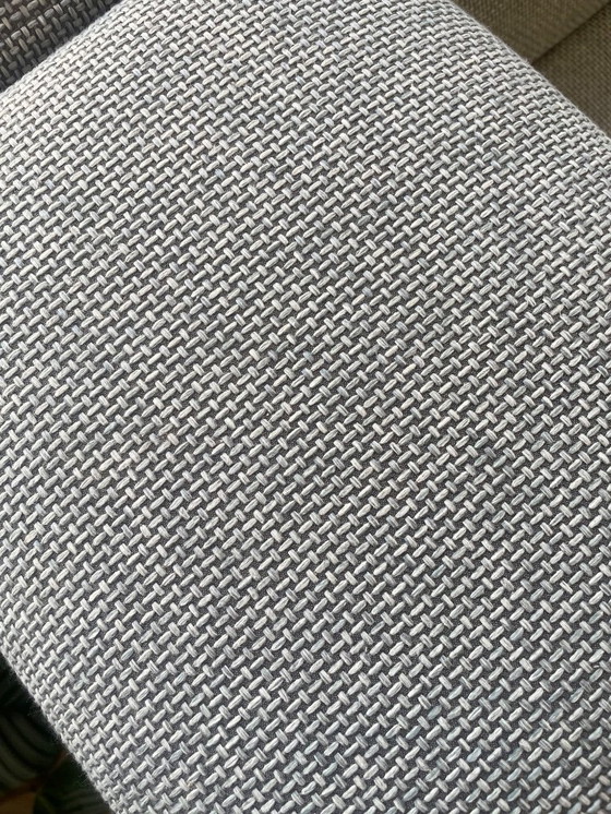 Image 1 of Montèl paisaje gris + verde menta (hocker)