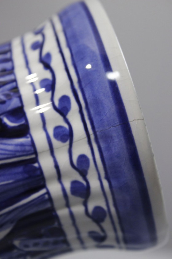 Image 1 of Große Vase/Lampenfuß von Royal Delft, Code CG 1962, Holland