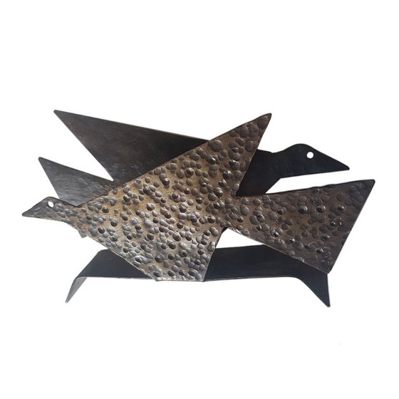 Portacartas escultórico de artes y oficios – Objetos decorativos, Iron, Metal, Vintage (photo 5 of 6)