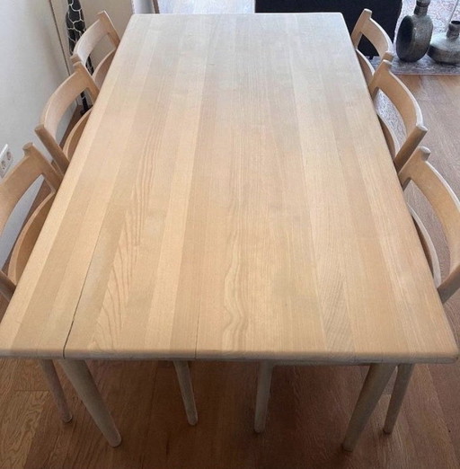 Mesa de comedor con hoja extensible Brødrene Andersen