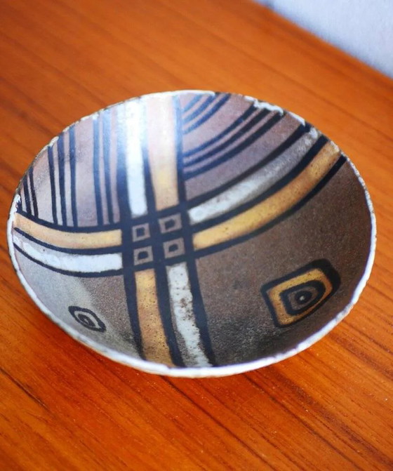 Image 1 of Modern ceramic bowl by Alexandre Kostanda, 1960s
