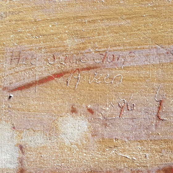 Image 1 of Vase en céramique sculpté à la main par Lidy Leegstra, 1996