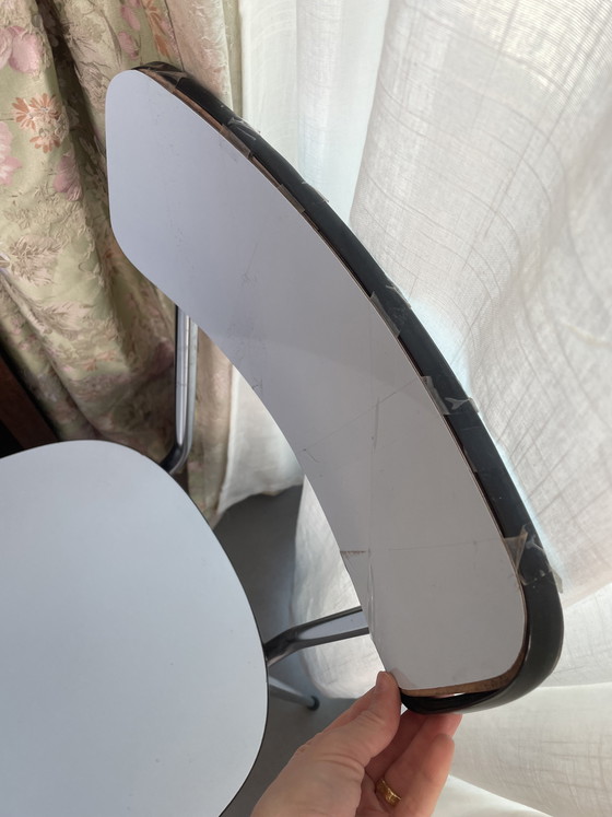 Image 1 of 3 unique Formica chairs in pastel colors