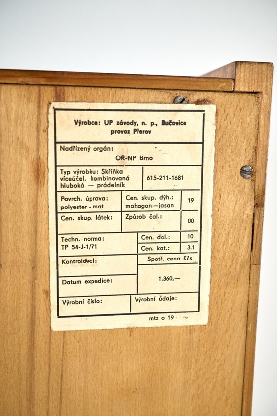 Image 1 of Armoire Vintage par František Mezulánik pour Up Závody, 1970, Tchécoslovaquie
