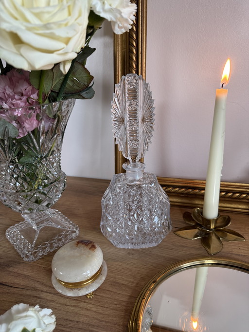 Caraffa di cristallo antica