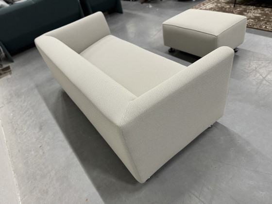 Image 1 of Gelderland 4800 Sofa Xl 2.5 Seater + Footstool Grape Fabric