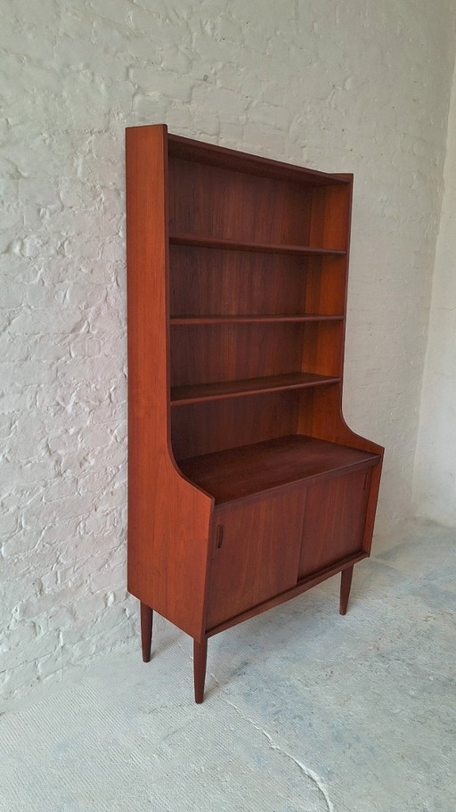 Danish Teak Bookcase Johannes Sorth attr., 1960s