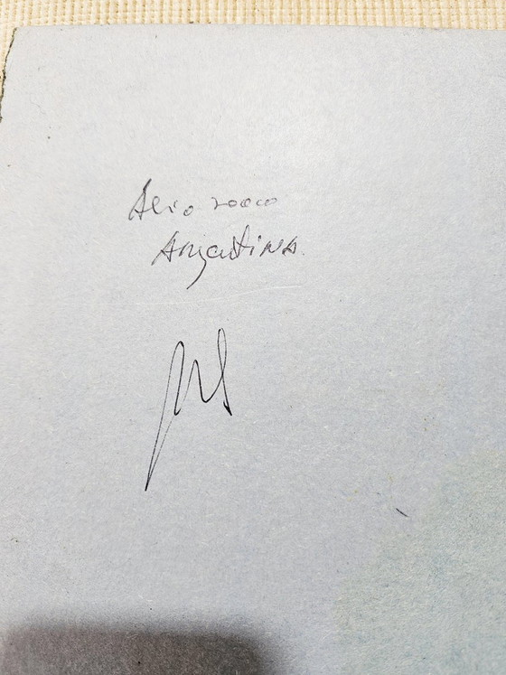 Jorge Alio, Caminito, Buenos Aires, Argentijnse Tango, 2000, Originele Aquarel – Schilderijen & Tekeningen (photo 8 of 8)