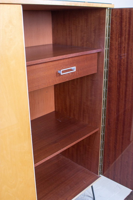 Image 1 of Armadio vintage, cassettiera, mobile alto, stile retrò metà secolo, anni '60