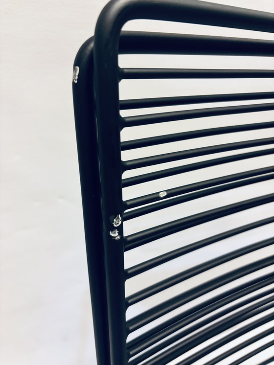 Image 1 of Sedie da pranzo HAY Hee – Set di 10 + 10 cuscini – Nere – Ottime condizioni